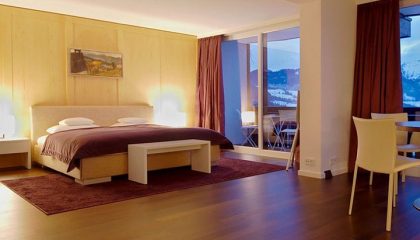 Sonne Suite Südseite Bett in der Sonne Suite Südseite