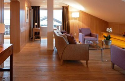 Suite Alpin Wohnraum in der Suite Alpin