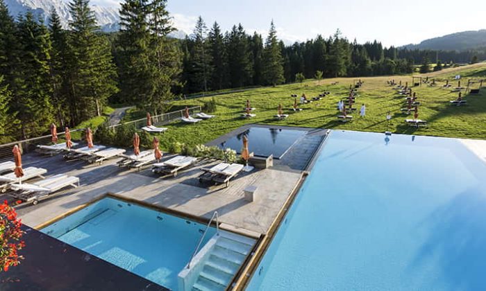 Außenpool Außenpool vom Hotel Das Kranzbach