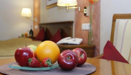 Doppelzimmer Executive 4 Frisches Obst im Doppelzimmer Executive 4