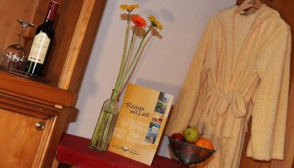 Doppelzimmer Komfort 4 Leihbademäntel im Doppelzimmer Komfort