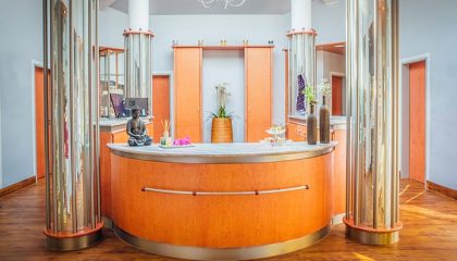 Wellnessabteilung Rezeption im Beauty Bereich