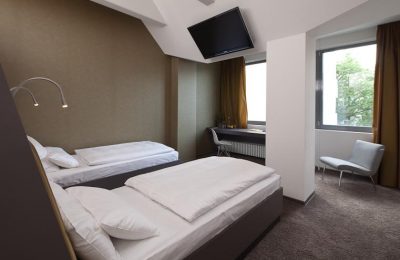 Zweibettzimmer Zwei Betten im Zweibettzimmer
