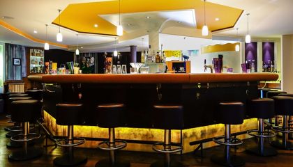 John Bar 2 Orange leuchtende Bar