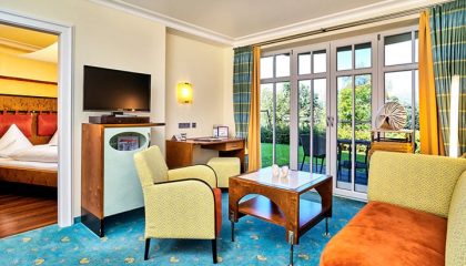 Juniorsuite “Südseeperle” Wohnraum in der Juniorsuite