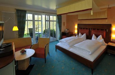 Komfortdoppelzimmer Kleine Meerjungfrau Bett im Komfortdoppelzimmer Kleine Meerjungfrau