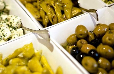 Buffet Zutaten des Buffets in der Nahaufnahme