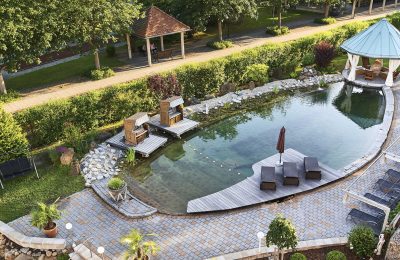Garten Feng-Shui-Naturbadeweiher