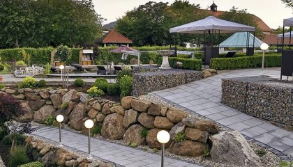 Garten Steine Steinweg im Garten