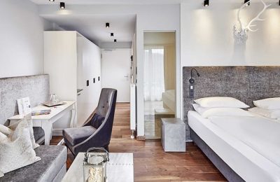 Luxus-Lofts Bett in einem Luxus-Loft