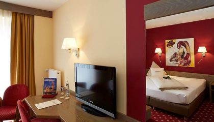 Doppelzimmer Classic Wohnraum im Doppelzimmer Classic