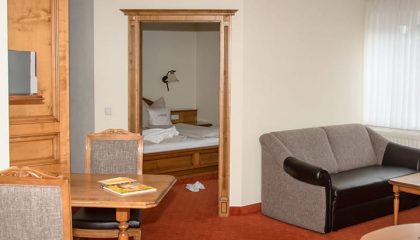 Landhaussuite Wohnraum in der Landhaussuite