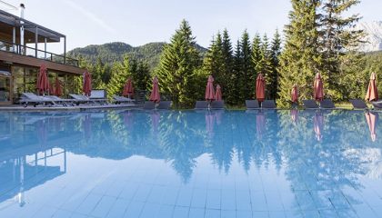 Pool Eier der Außenpools am Tag