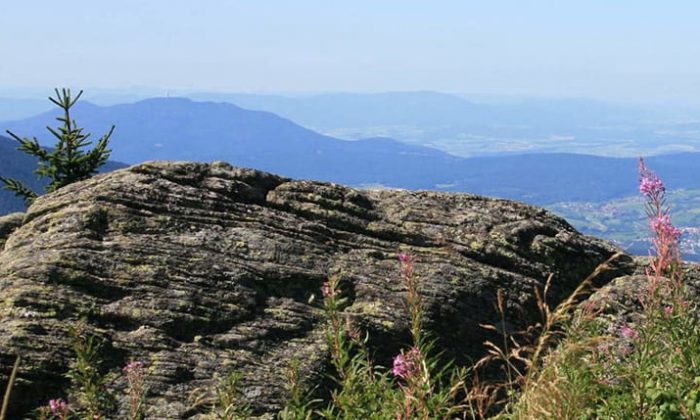 Großer Arber Fels und Berglandschaft