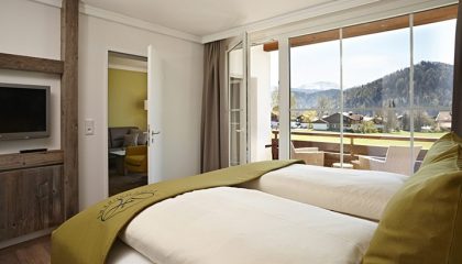 Kuhhimmel Bett im Zimmer Kuhhimmel