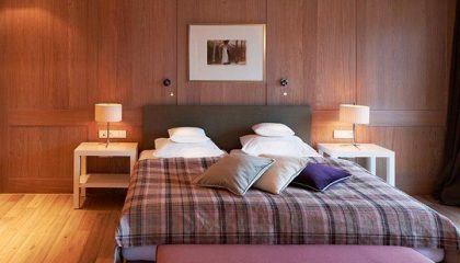 Alpin Suite Süd Bett in der Alpin Suite Süd