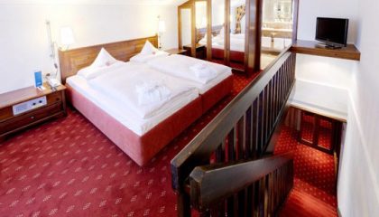 Galerie Suite Bett in der Galerie Suite