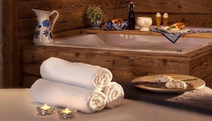 Bayerisches Spa Handtücher, Brezeln und Weizen