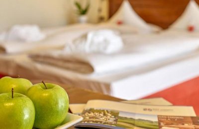 Obst Frische Äpfel auf dem Zimmer in der Nahaufnahme