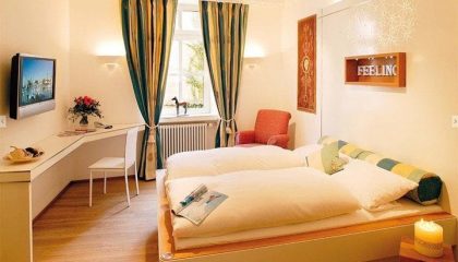 Classic Wellroom Bett im ZImmer Classic Wellroom