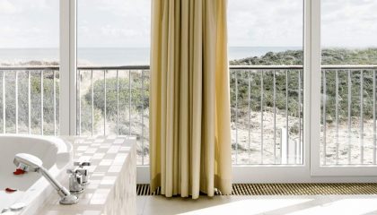 Priavte Spa Private Rückzugsort mit Badewanne und Ausblick