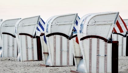 Wohfuehlzeit Strandkörbe auf Sylt