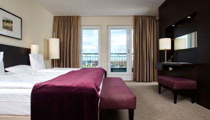Suite Landblick Schlafbereich in der Suite Landblick