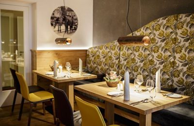 Bierstube Gedeckte Tisch in der Bierstube