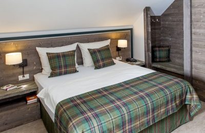Landidyllchen Bett im Zimmer Landidyllchen