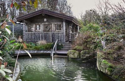 Finnische Kelo Sauna Holzhütte mit finnishcer Sauna