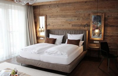 Junior Suiten Bett in der Junior Suite Füchschen