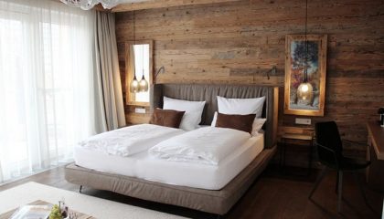 Junior Suiten Bett in der Junior Suite Füchschen