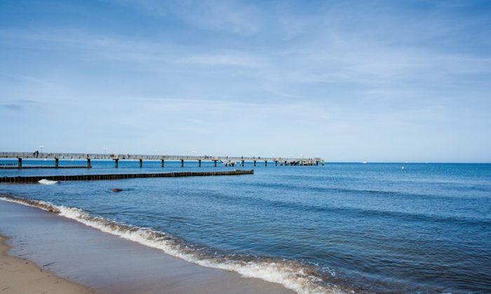 Ostsee Kurzlaub Blick auf die Ostsee vom Strand aus